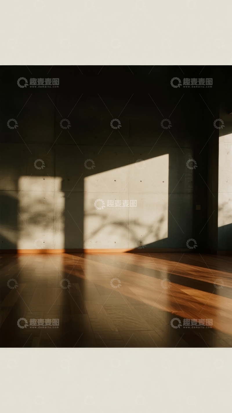 高清大图下载【趣麦麦图】光影交错的室内空间