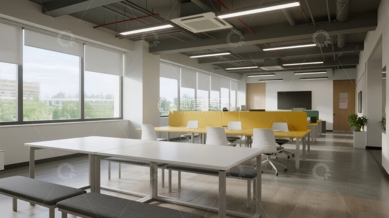 高清大图下载【趣麦麦图】现代化办公室内部空间