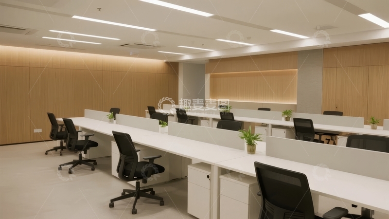 高清大图下载【趣麦麦图】现代化办公空间布局