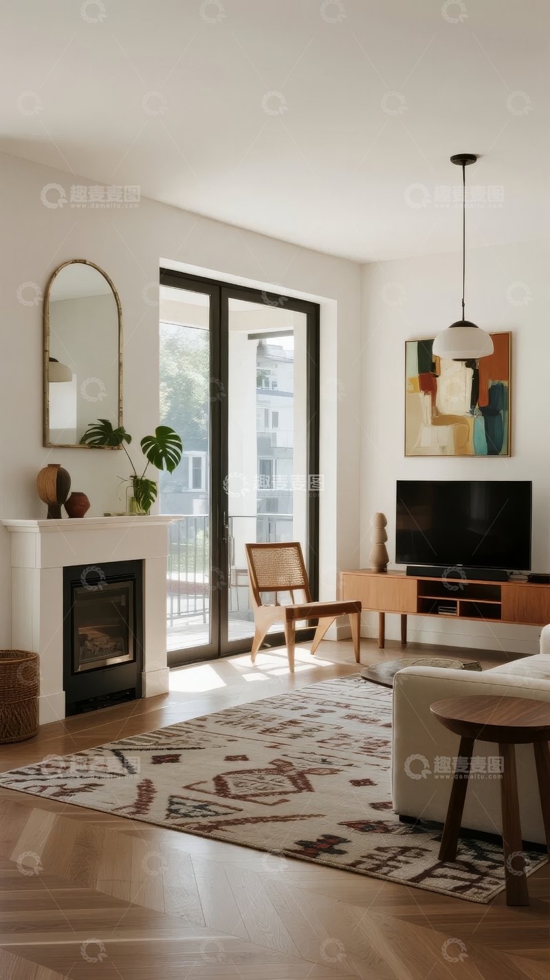 高清大图下载【趣麦麦图】现代客厅室内设计展示