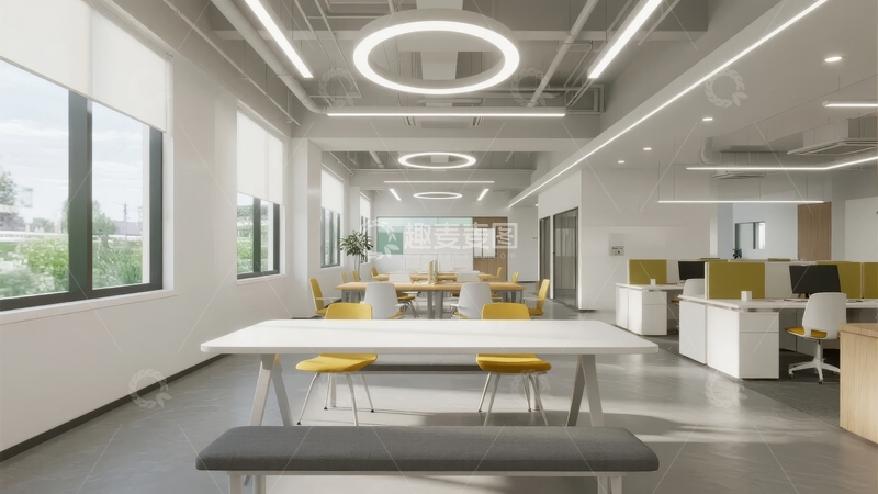 高清大图下载【趣麦麦图】现代办公空间内部设计