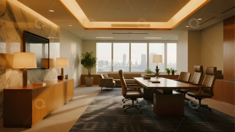 高清大图下载【趣麦麦图】现代会议室内部空间