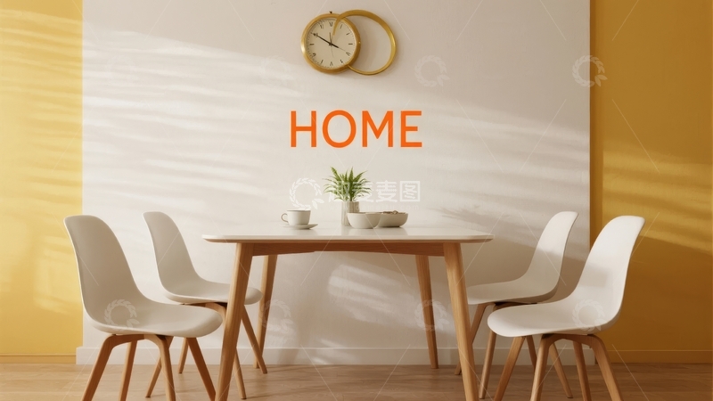 高清大图下载【趣麦麦图】现代简约风格餐厅布置