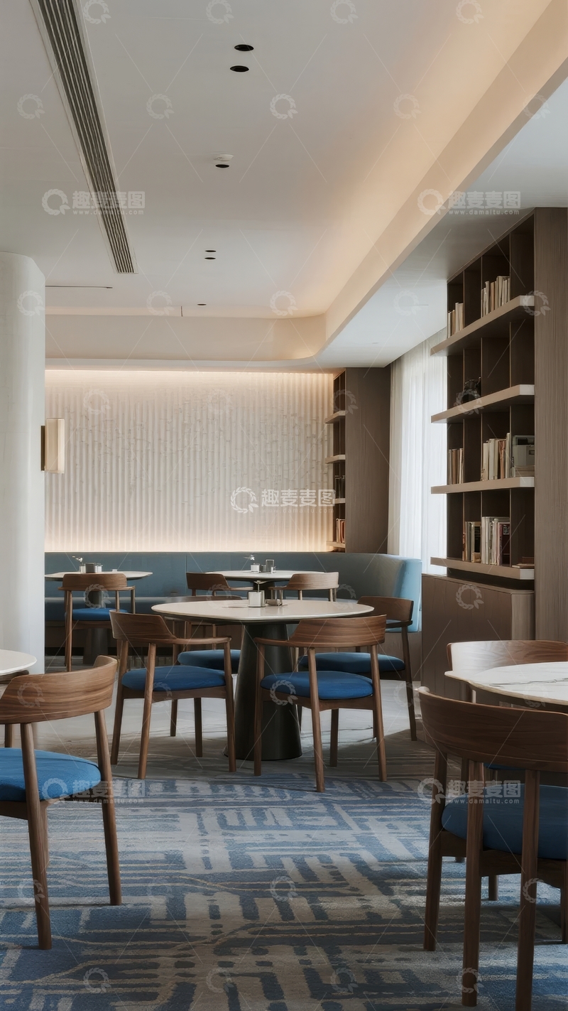 高清大图下载【趣麦麦图】现代简约风格的室内休息区