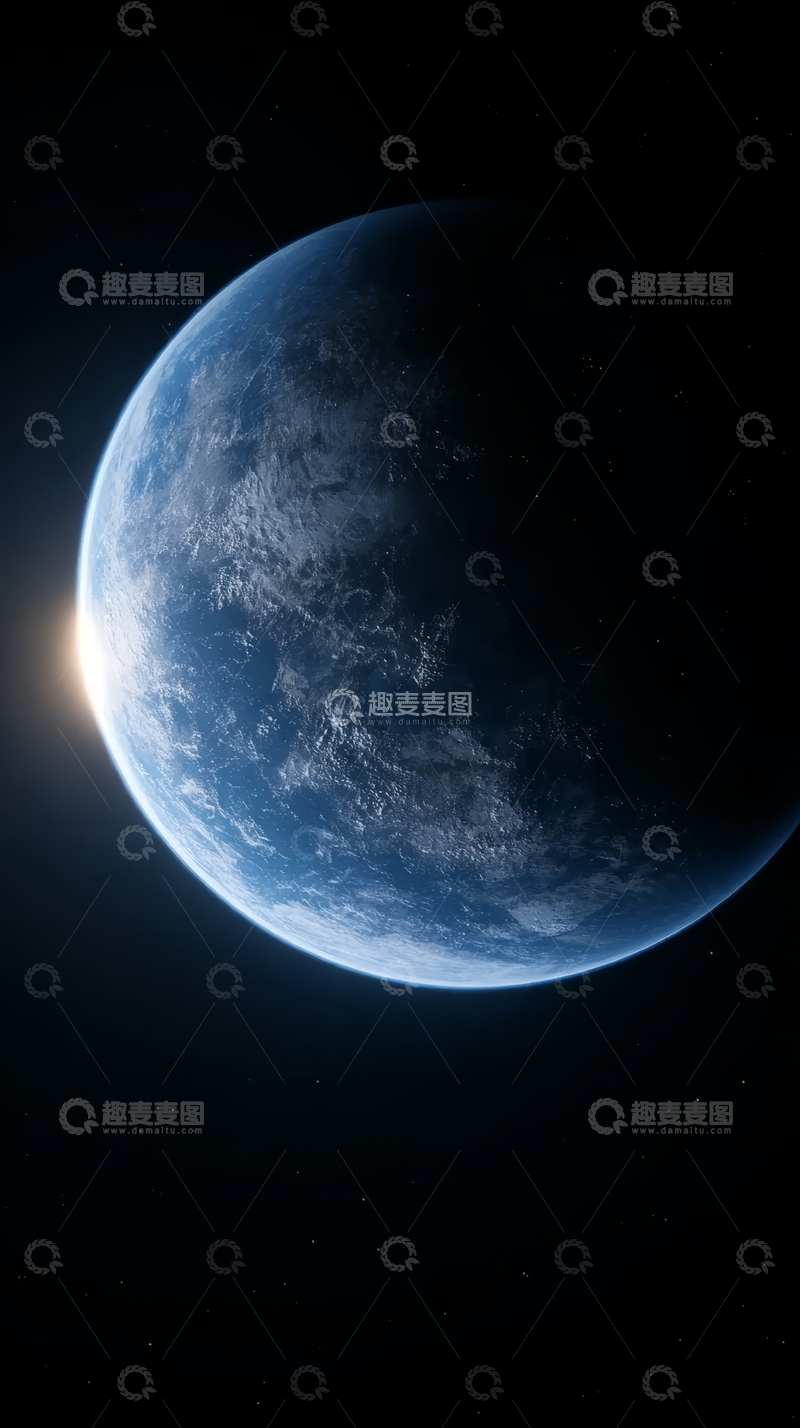 高清大图下载【趣麦麦图】地球在太空中的景象