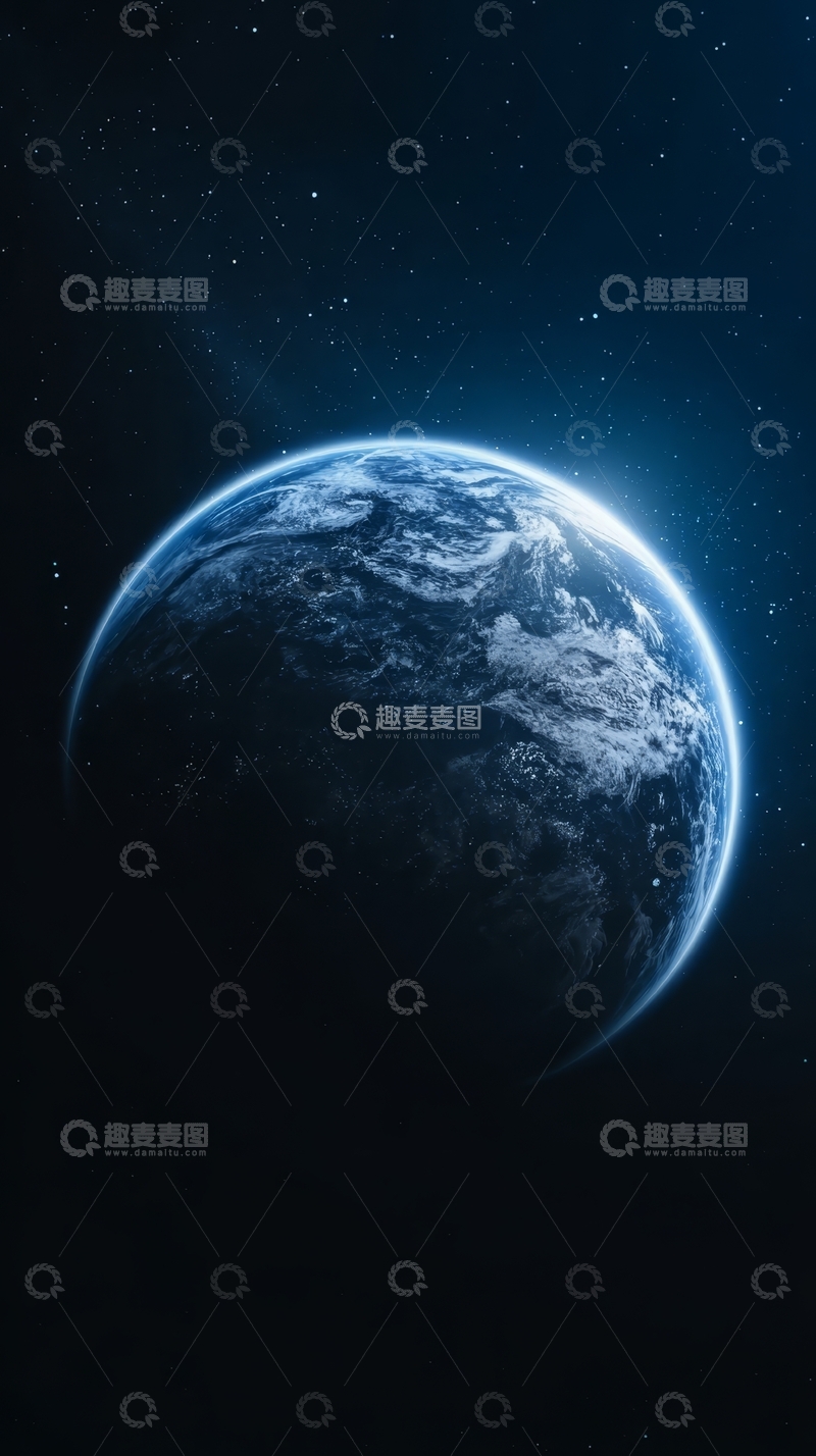 高清大图下载【趣麦麦图】-地球在宇宙中的壮丽景象