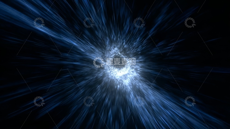高清大图下载【趣麦麦图】蓝色光芒爆炸效果