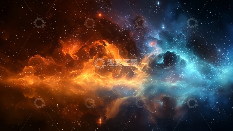 高清大图下载【趣麦麦图】宇宙星云的壮丽景象