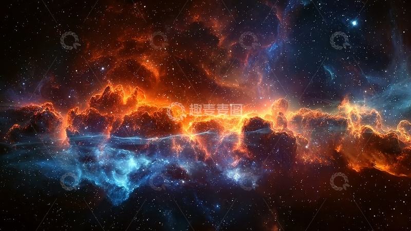 高清大图下载【趣麦麦图】宇宙星云的壮丽景象