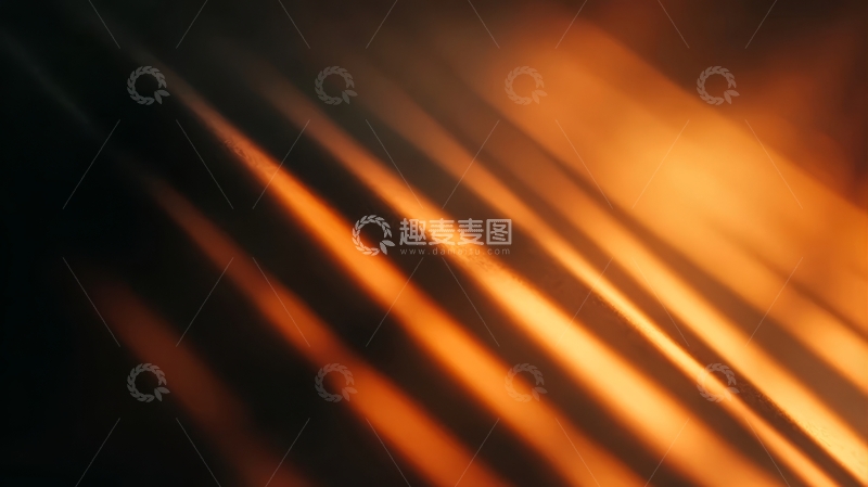 高清大图下载【趣麦麦图】暖色调光线流动的抽象背景