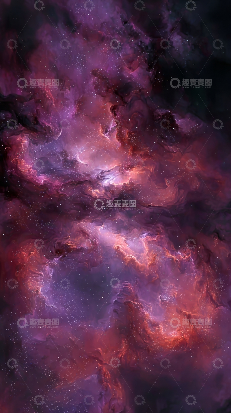 高清大图下载【趣麦麦图】宇宙星云的绚丽色彩