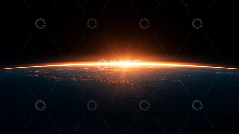 高清大图下载【趣麦麦图】地球日出的壮丽景象