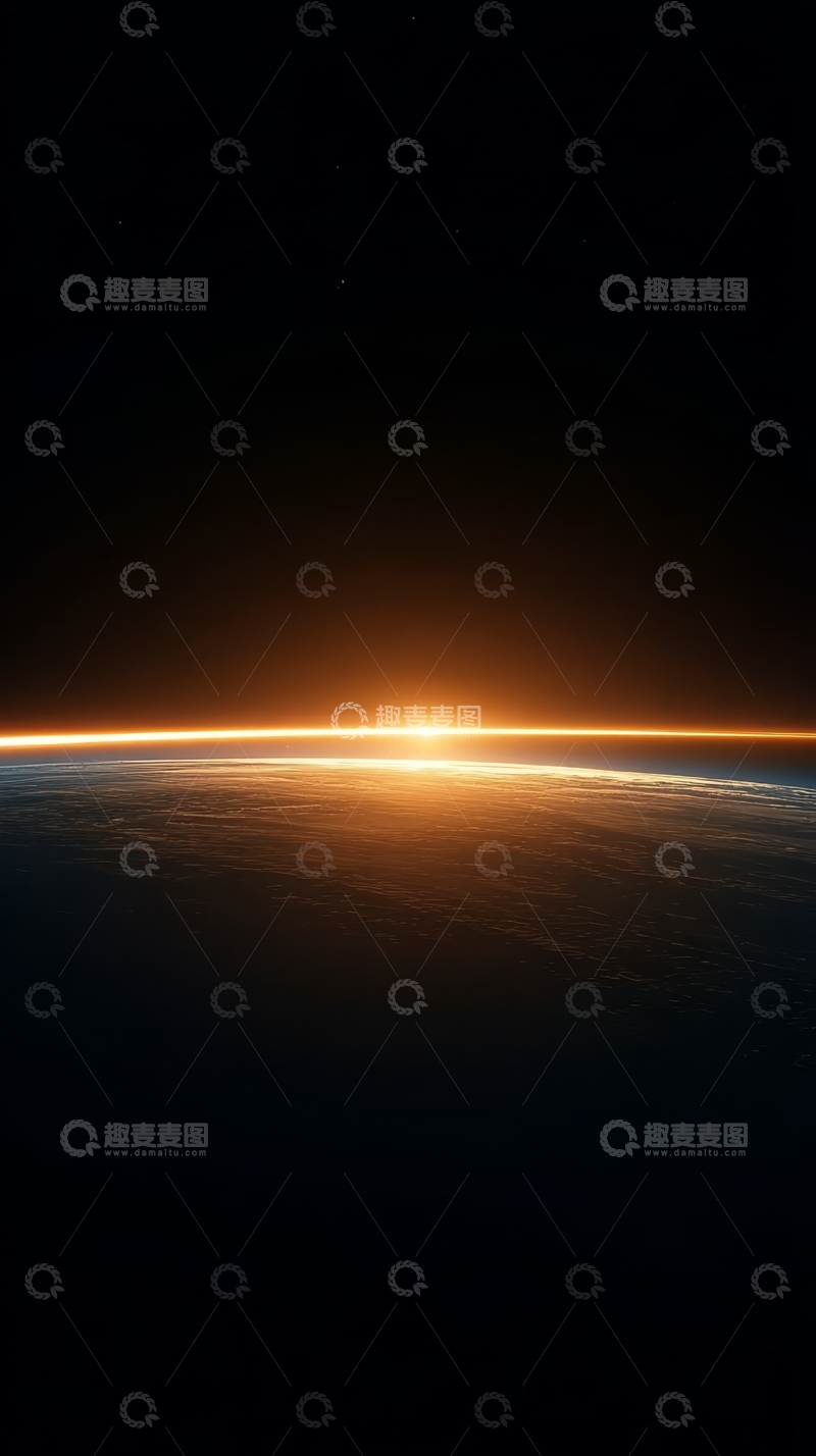 高清大图下载【趣麦麦图】地球日出的壮丽景象