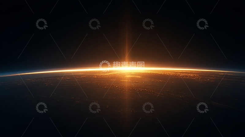 高清大图下载【趣麦麦图】地球日出的壮丽景象