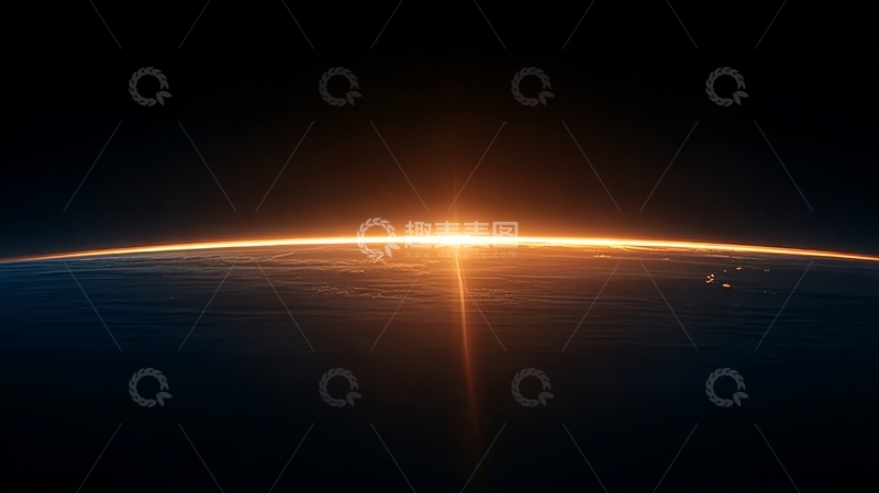 高清大图下载【趣麦麦图】地球日出的壮丽景象