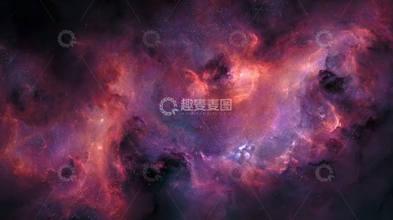 高清大图下载【趣麦麦图】宇宙星云的绚丽色彩
