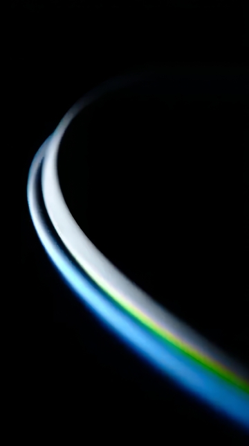 地球边缘的弧形光带