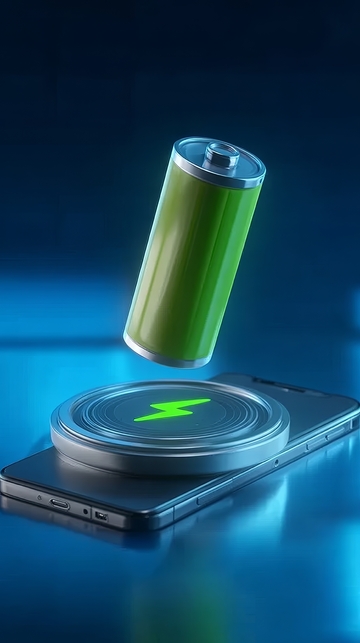 无线充电手机悬浮电池