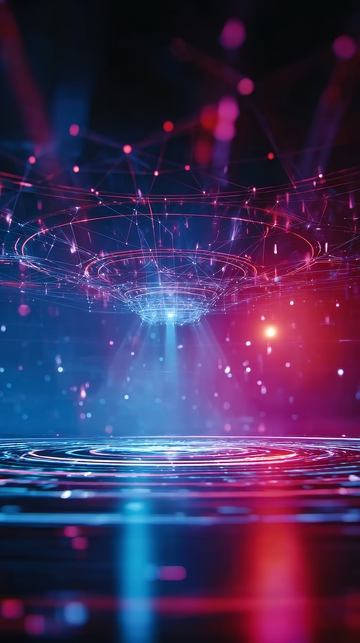 未来科技光效场景