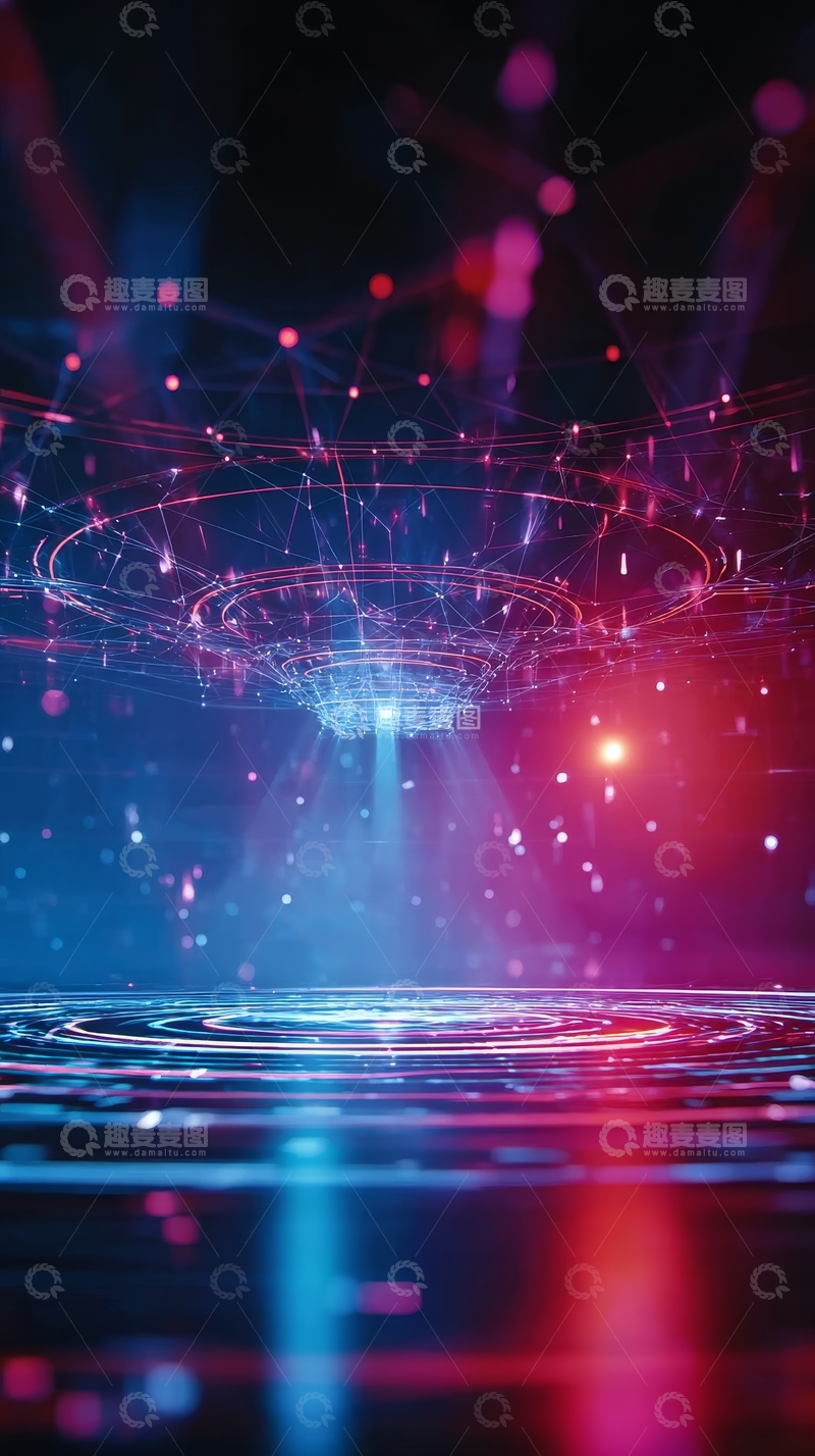 高清大图下载【趣麦麦图】未来科技光效场景