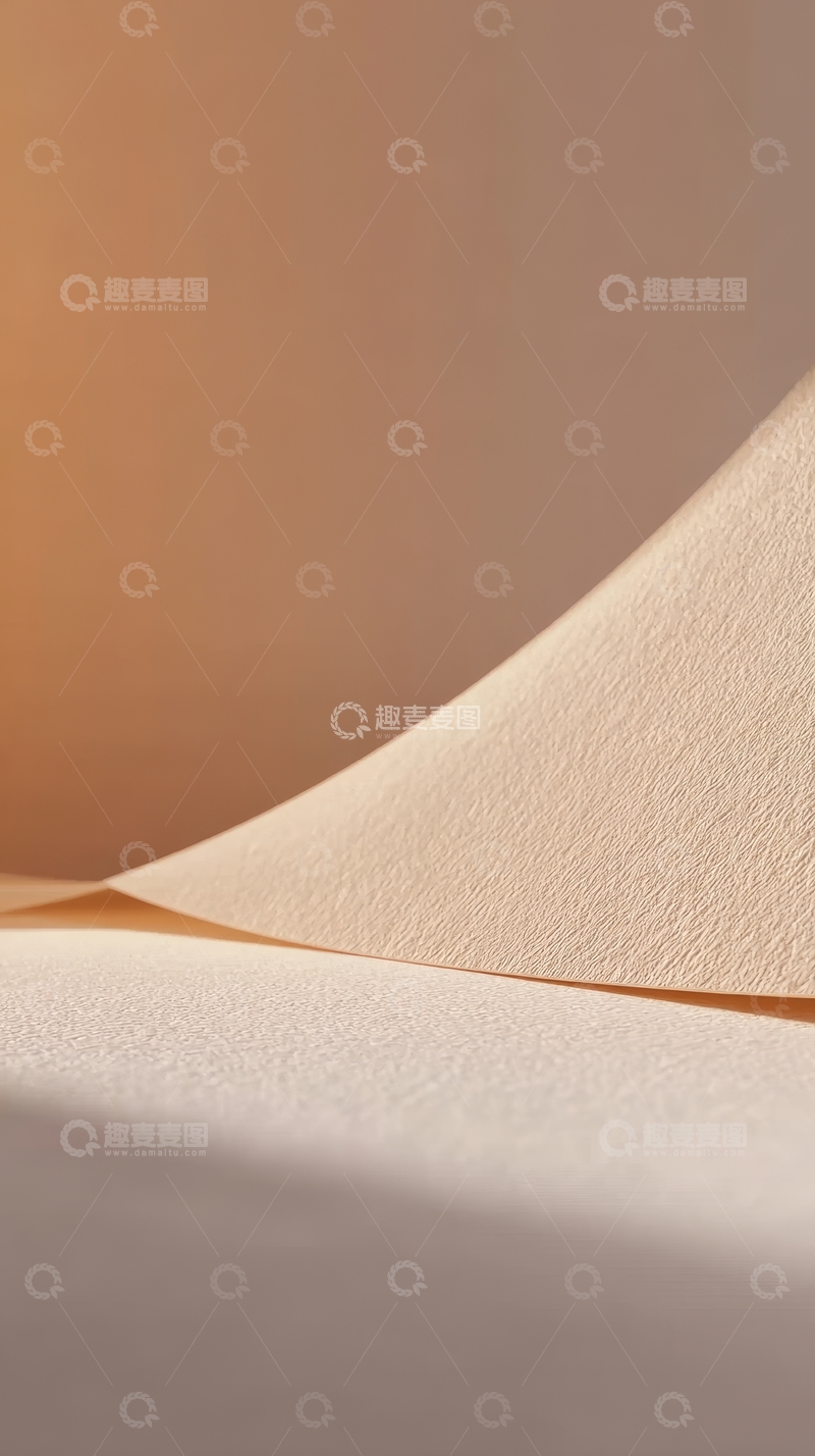 高清大图下载【趣麦麦图】柔和光线下的米色纹理表面