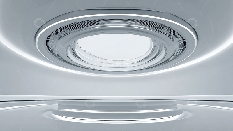 高清大图下载【趣麦麦图】现代圆形灯饰天花板设计