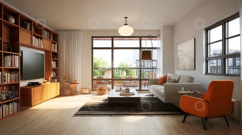 高清大图下载【趣麦麦图】现代客厅室内设计展示