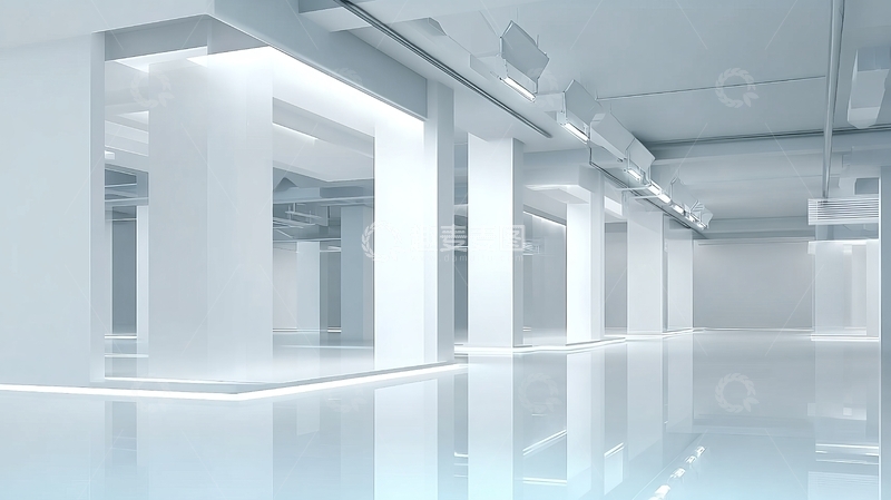 高清大图下载【趣麦麦图】现代化白色室内空间
