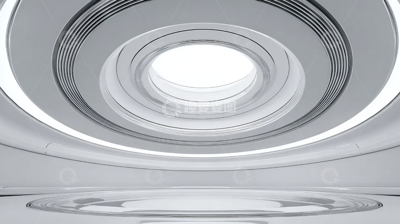 高清大图下载【趣麦麦图】圆形天花板灯光设计