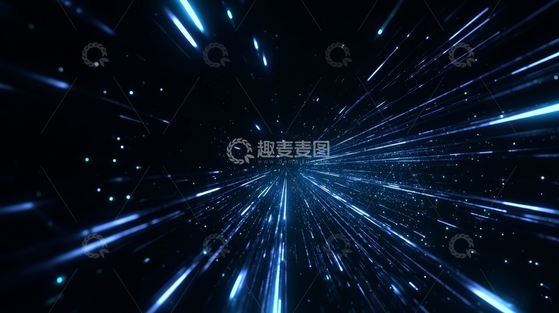 高清大图下载【趣麦麦图】宇宙星河高速穿梭景象
