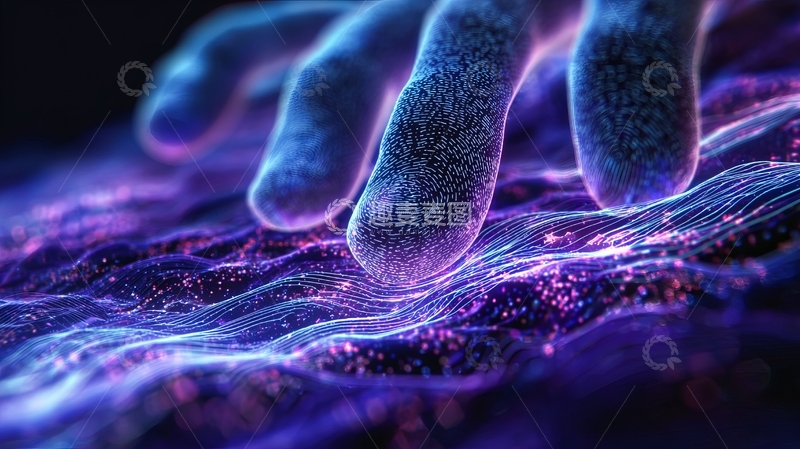 高清大图下载【趣麦麦图】微生物在发光表面移动