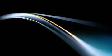 黑色背景上的光带曲线