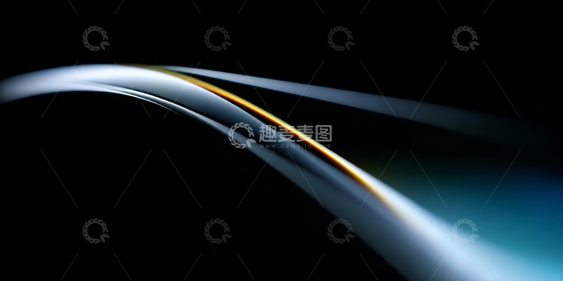 高清大图下载【趣麦麦图】黑色背景上的光带曲线