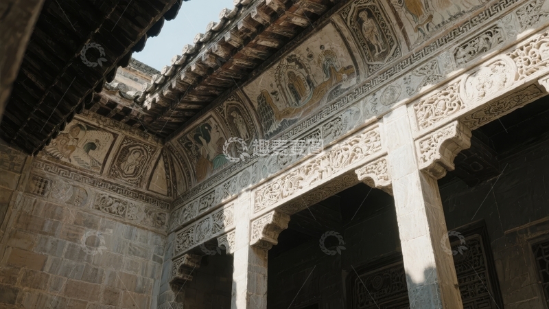 精美石雕建筑细节展示传统工艺之美