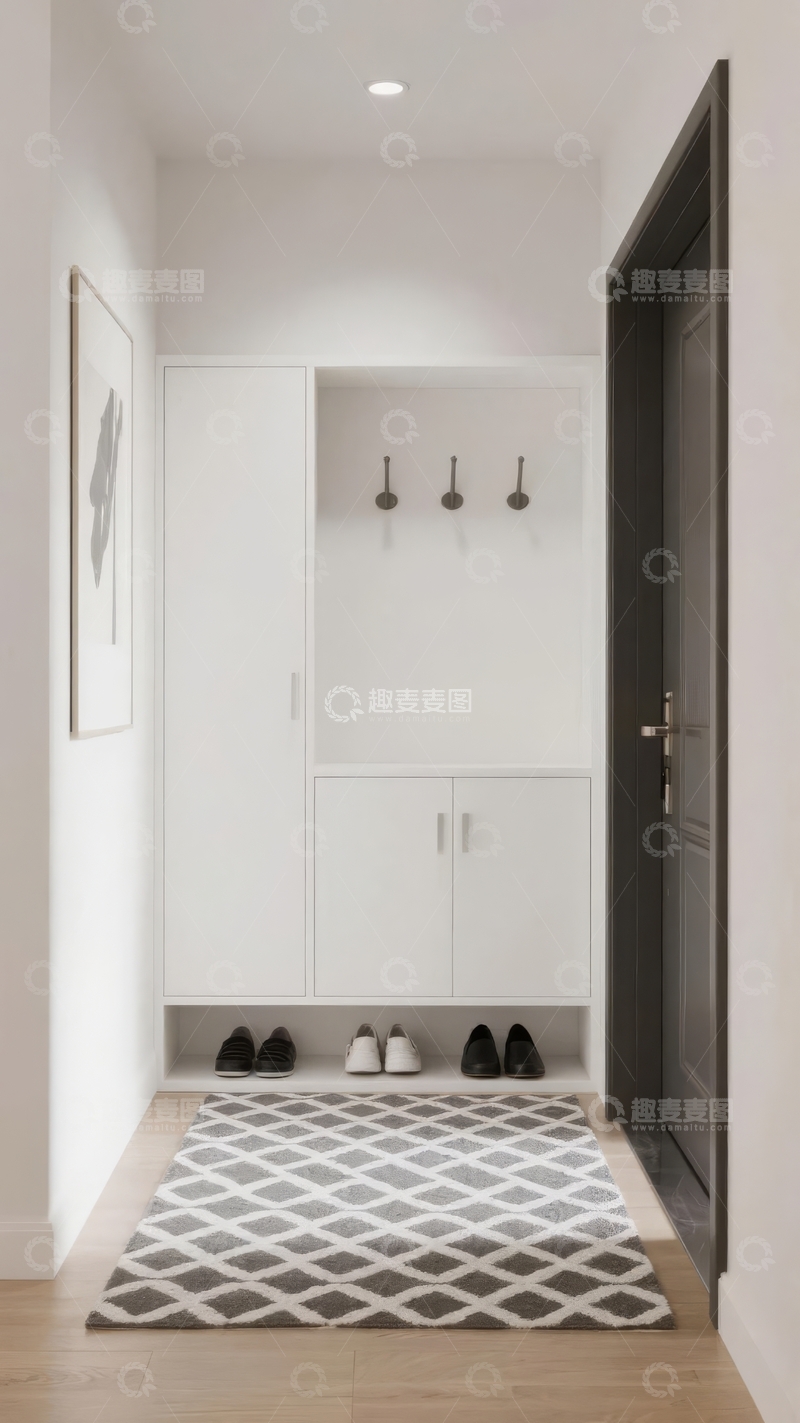 高清大图下载【趣麦麦图】现代简约风格的室内走廊设计