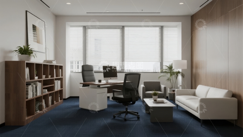 高清大图下载【趣麦麦图】现代简约风格办公室空间设计