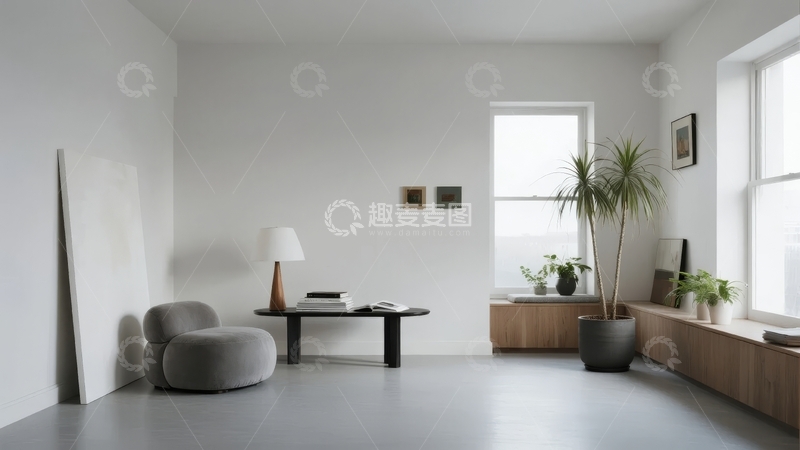 高清大图下载【趣麦麦图】简约现代风格客厅室内设计