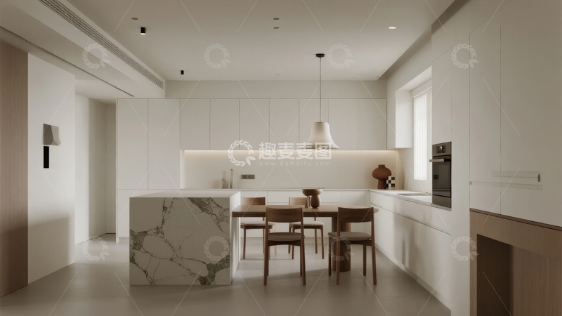 高清大图下载【趣麦麦图】现代简约风格厨房空间设计