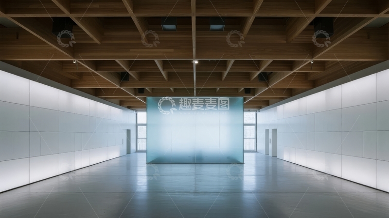 高清大图下载【趣麦麦图】现代简约风格的宽敞室内空间展示