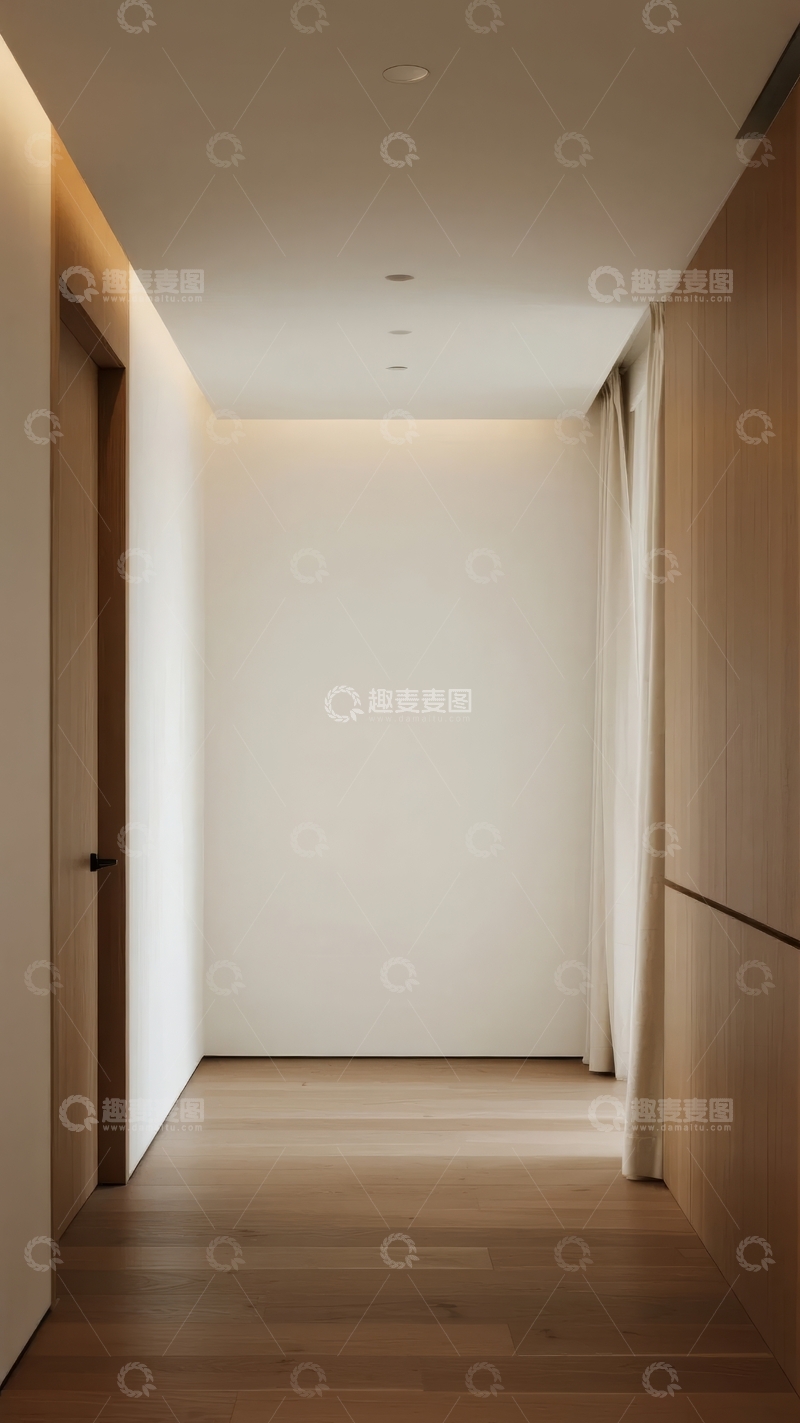 高清大图下载【趣麦麦图】现代简约风格的室内走廊设计