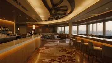 现代豪华酒吧室内设计宽敞明亮