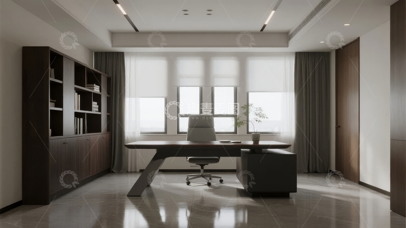 高清大图下载【趣麦麦图】现代简约风格办公室内景设计