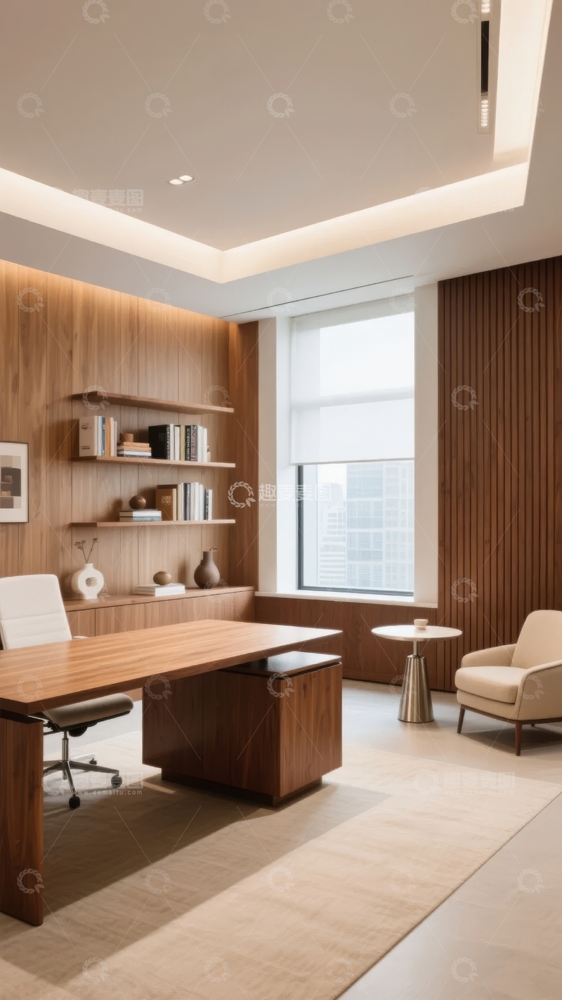 高清大图下载【趣麦麦图】现代简约风格办公室内景设计