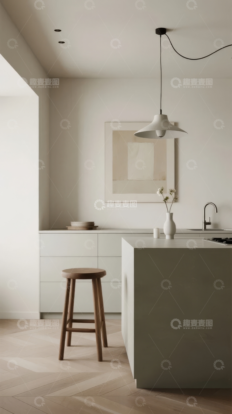 高清大图下载【趣麦麦图】现代简约风格厨房空间设计