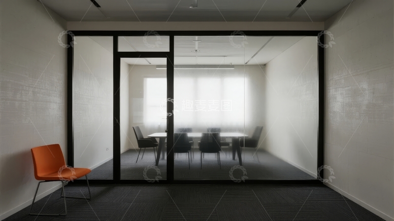 现代简约风格办公室会议室内景
