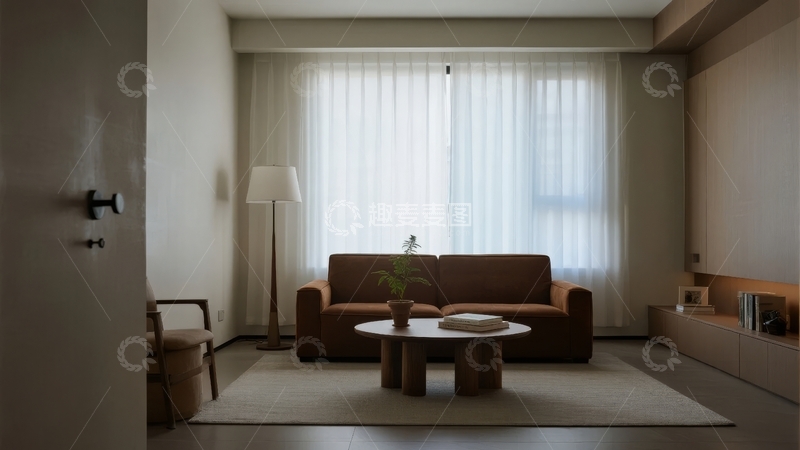 高清大图下载【趣麦麦图】现代简约风格客厅布置温馨舒适
