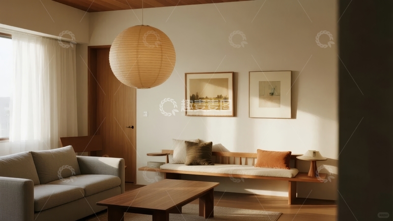 高清大图下载【趣麦麦图】现代简约风格客厅布置温馨舒适