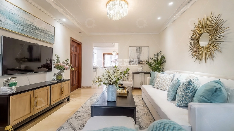 高清大图下载【趣麦麦图】现代简约风格客厅布置温馨舒适