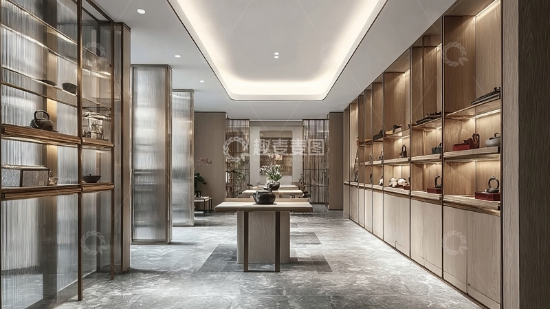 高清大图下载【趣麦麦图】现代简约风格的室内展示空间设计