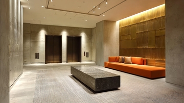 现代简约风格的室内休息区设计